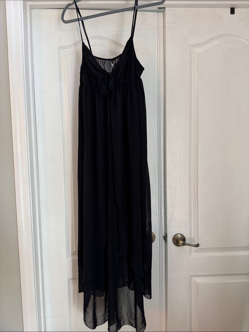 Victoria's Secret Black Spaghetti-Strap nightgown